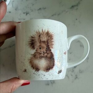 Royal Worcester Mug with Squirrel Design